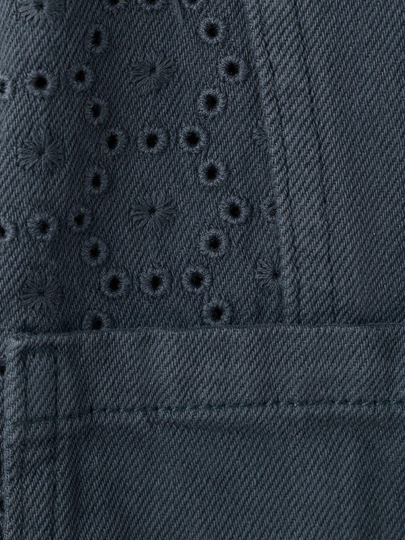 Image 5 of 5 of Mango Girls Denim Jacket - Navy