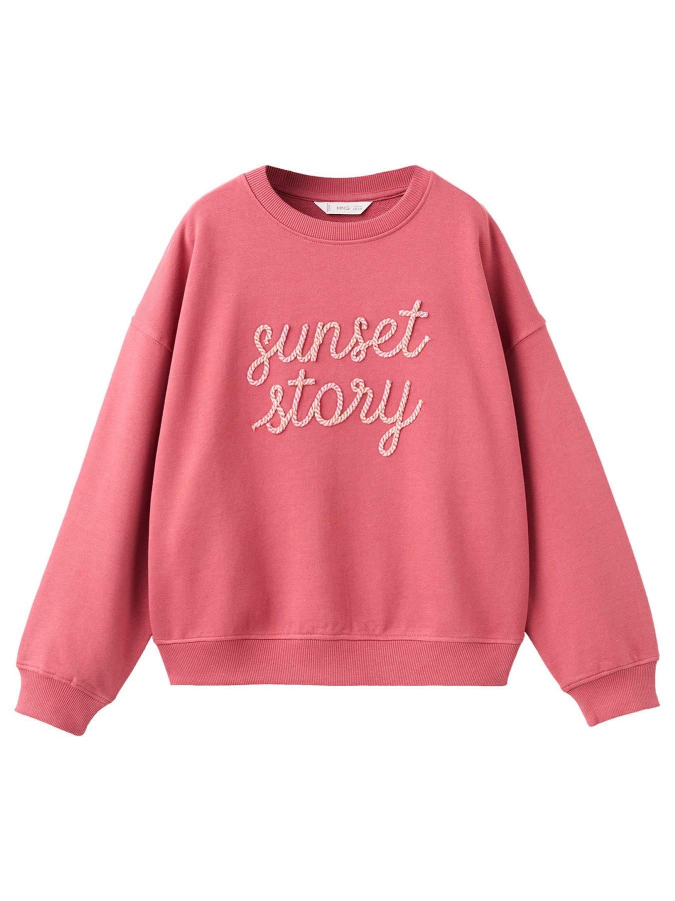 Mango Girls Sunset Lover Sweatshrit - Red