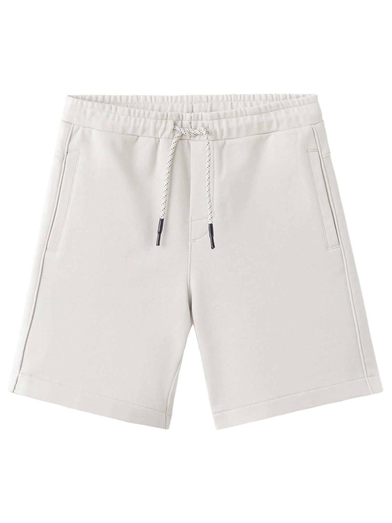 Image 1 of 4 of Mango Boys Sweat Shorts - Cream