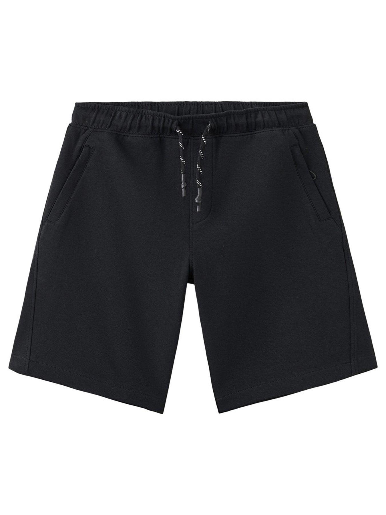 Image 1 of 4 of Mango Boys Jersey Shorts - Black