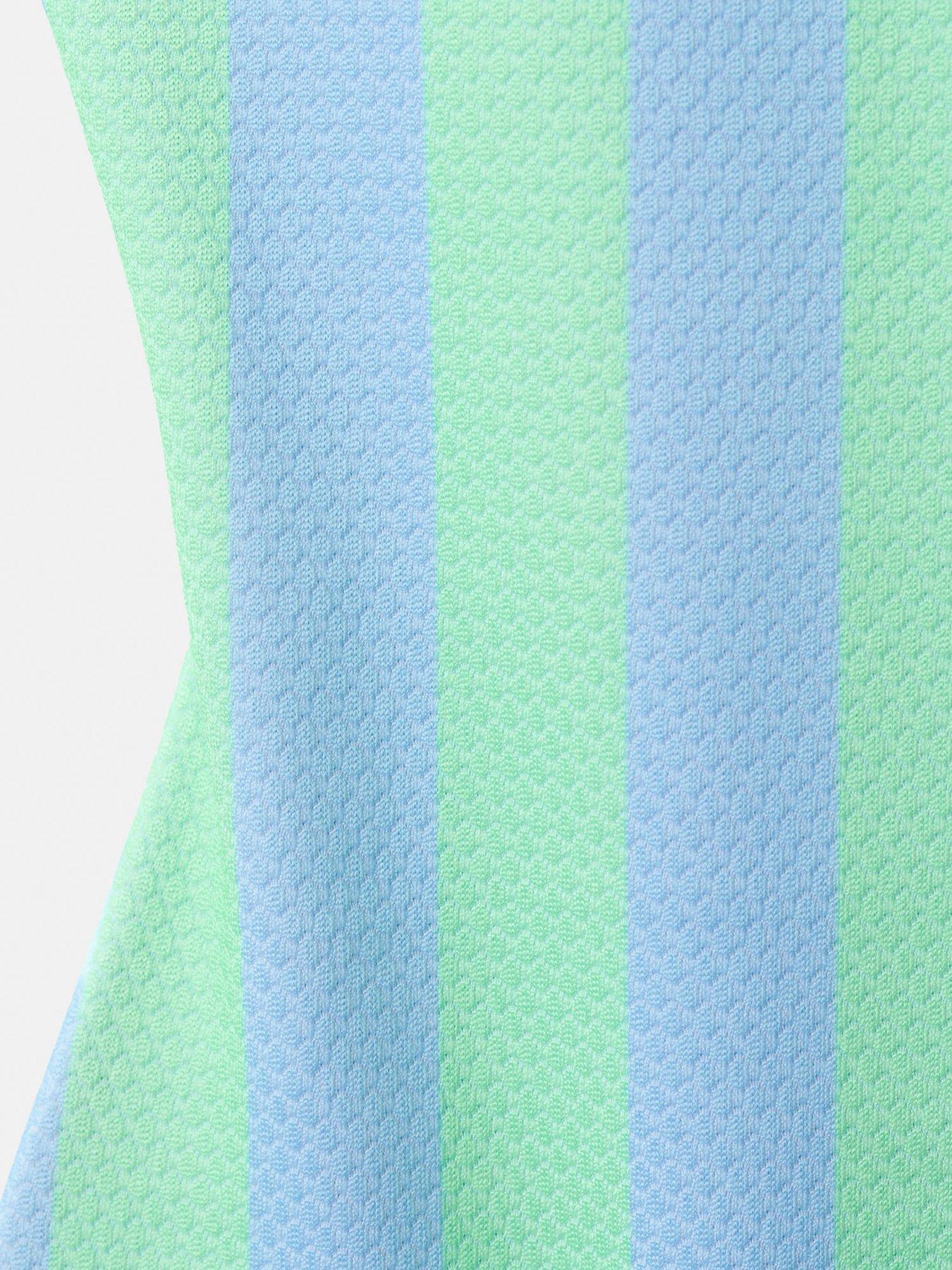 Image 3 of 4 of Mango Girls Stripe Swimsuit - Blue