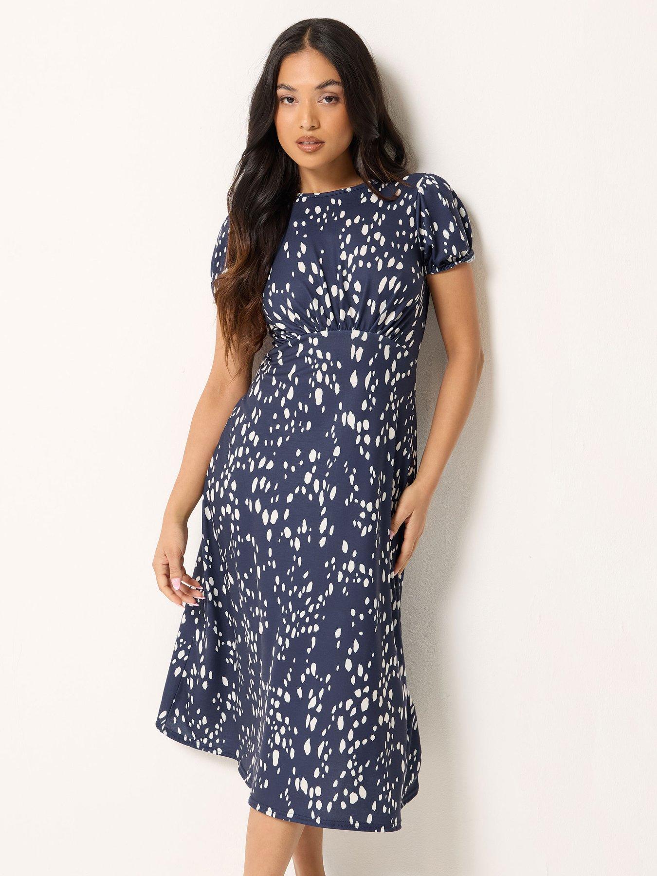 Image 1 of 4 of PixieGirl Petite Empire Midi Dress