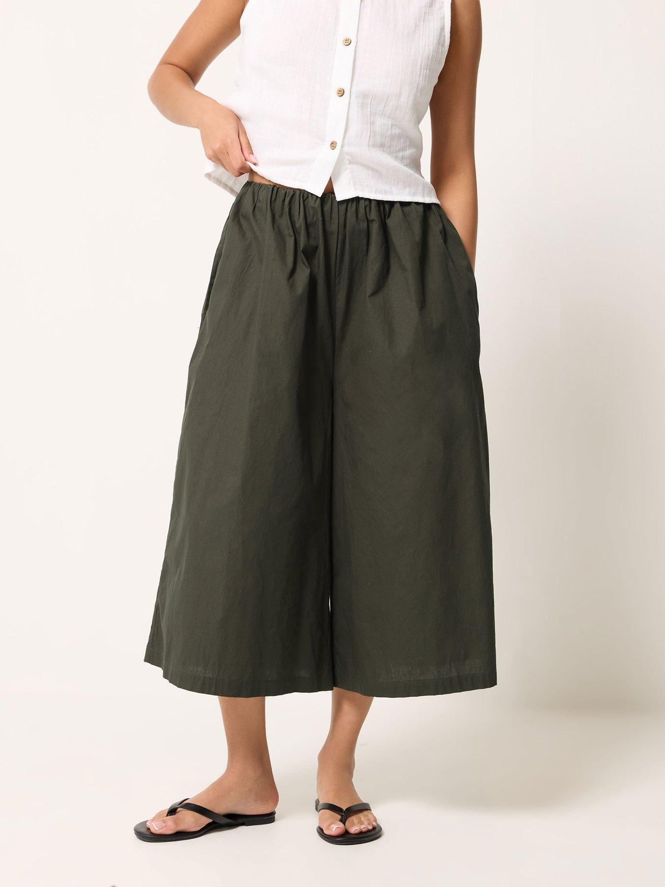 PixieGirl Petite Poplin Culotte - Green
