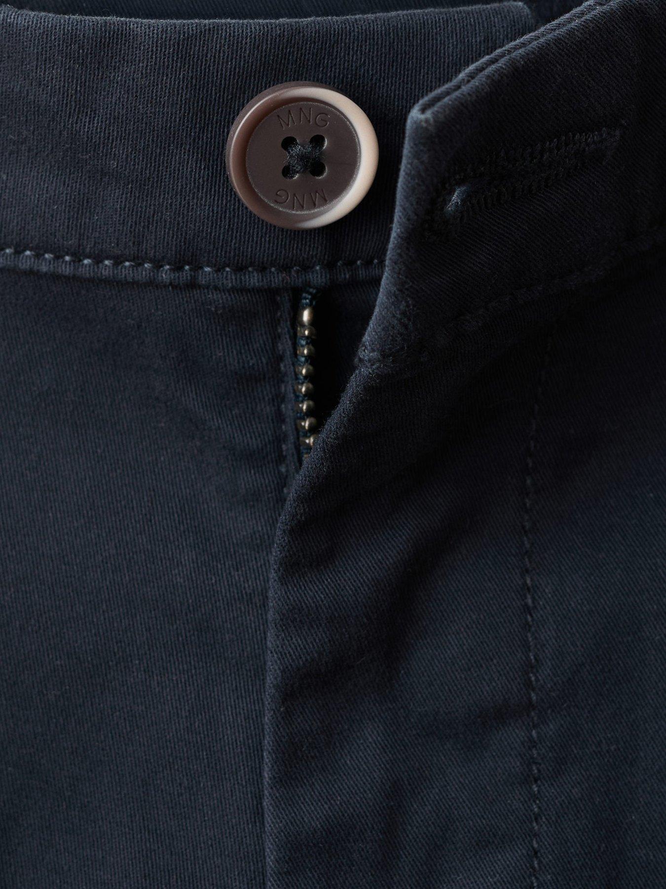 Image 3 of 4 of Mango Boys Chino Shorts - Navy