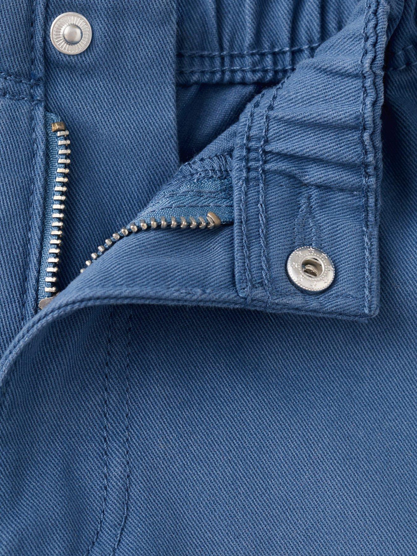 Image 4 of 5 of Mango Boys Cargo Shorts - Blue