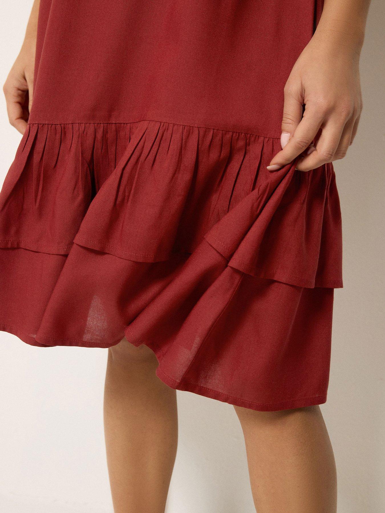 pixiegirl-petite-frill-hem-midi-dress-redoutfit