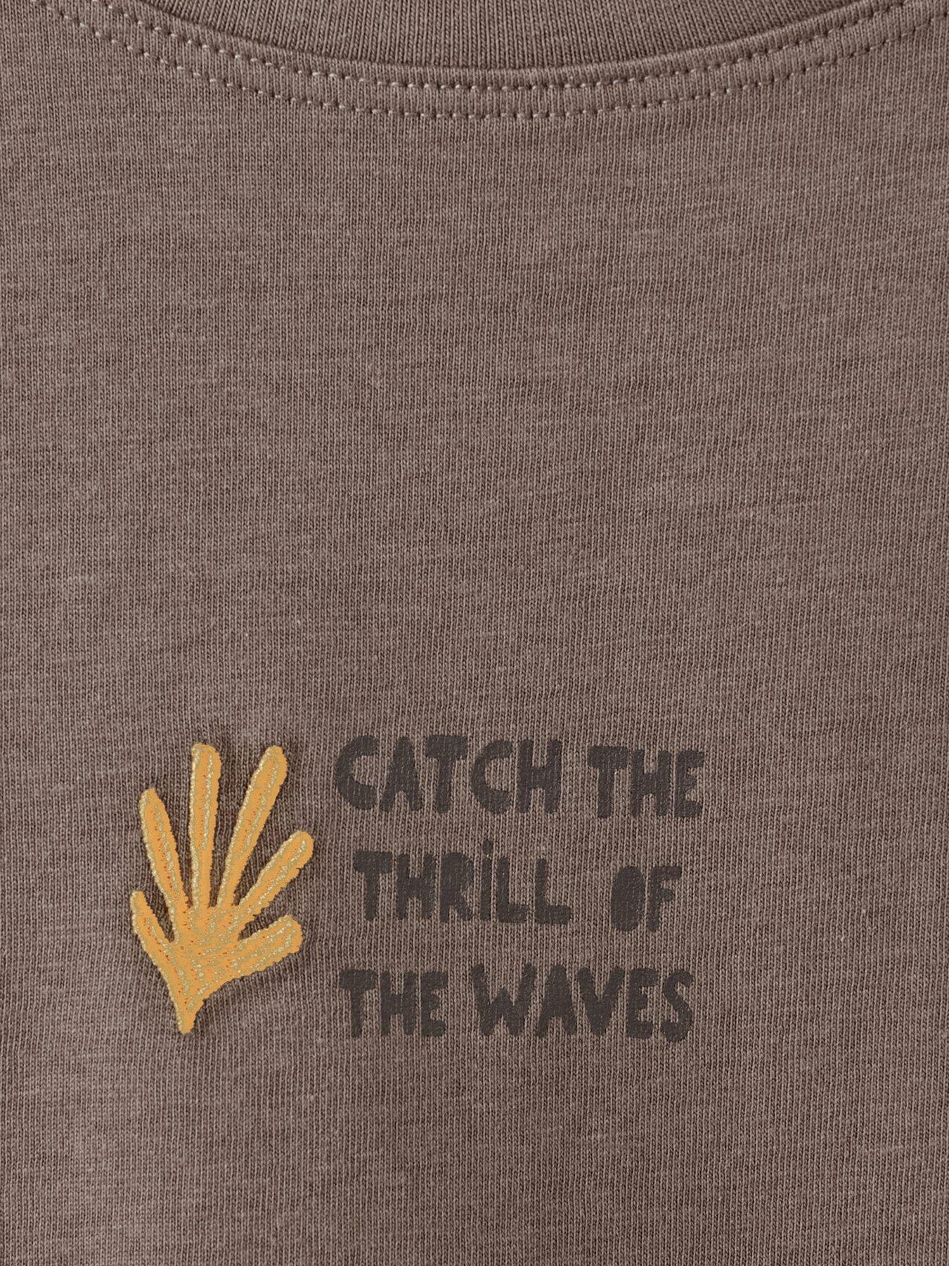 Image 3 of 4 of Mango Boys Ocean Spell Short Sleeve T-shirt - Brown