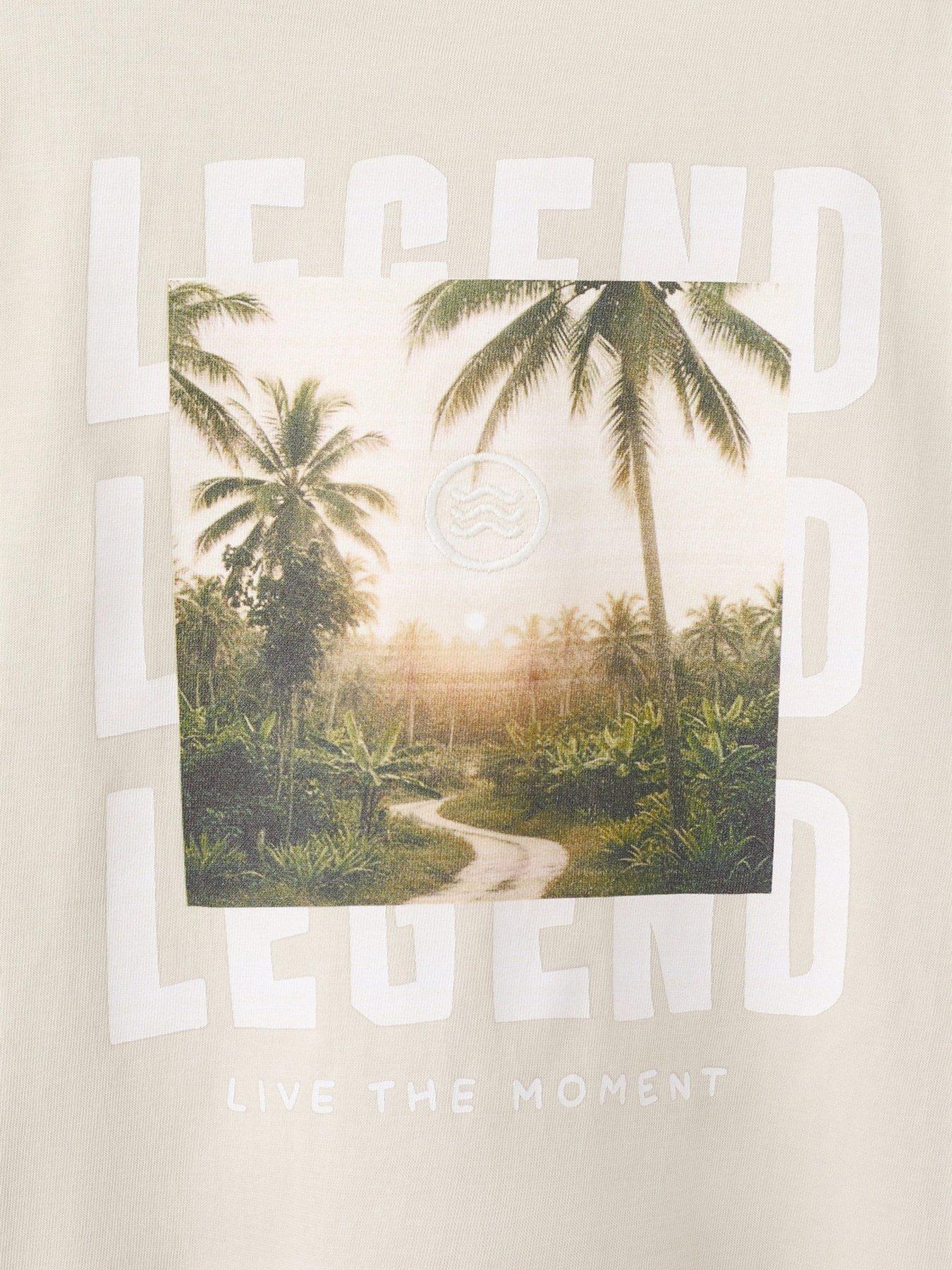 Image 5 of 5 of Mango Boys Legend Short Sleeve T-shirt - Beige