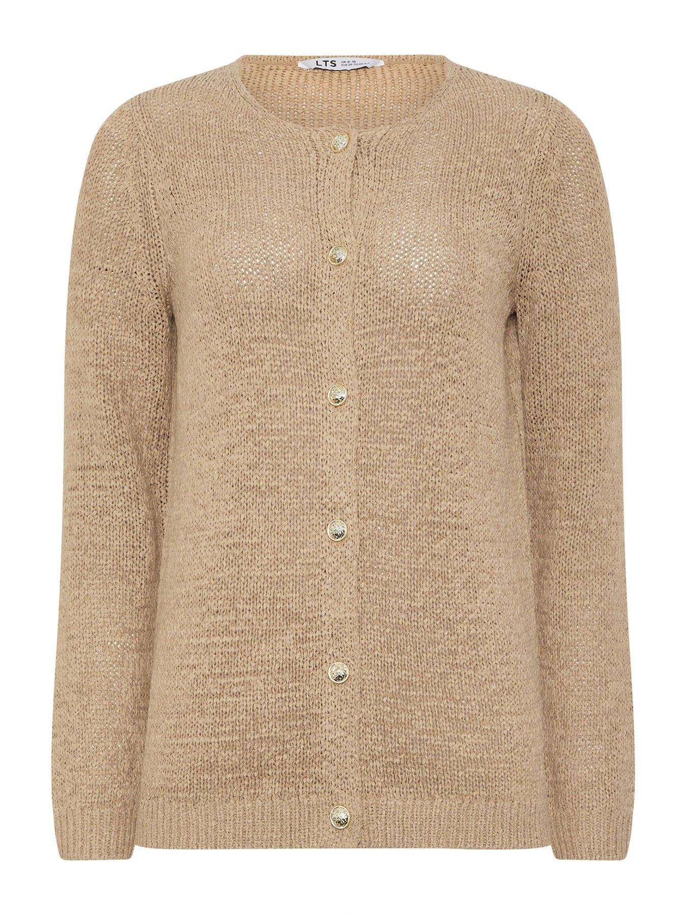 Image 5 of 5 of Long Tall Sally Tape Yarn Cardigan - Cream