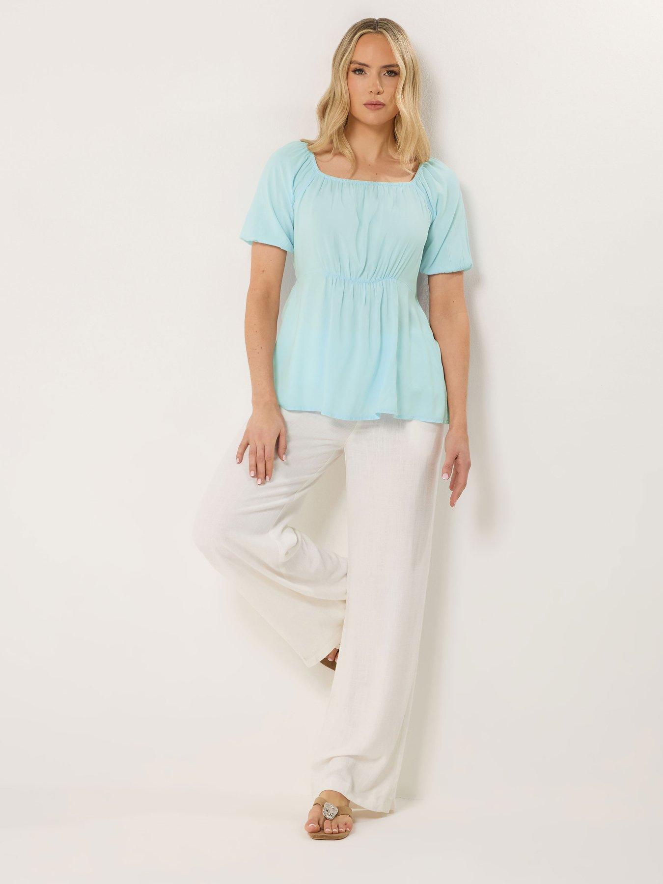 Image 3 of 4 of Long Tall Sally Tall Square Neck Blouse