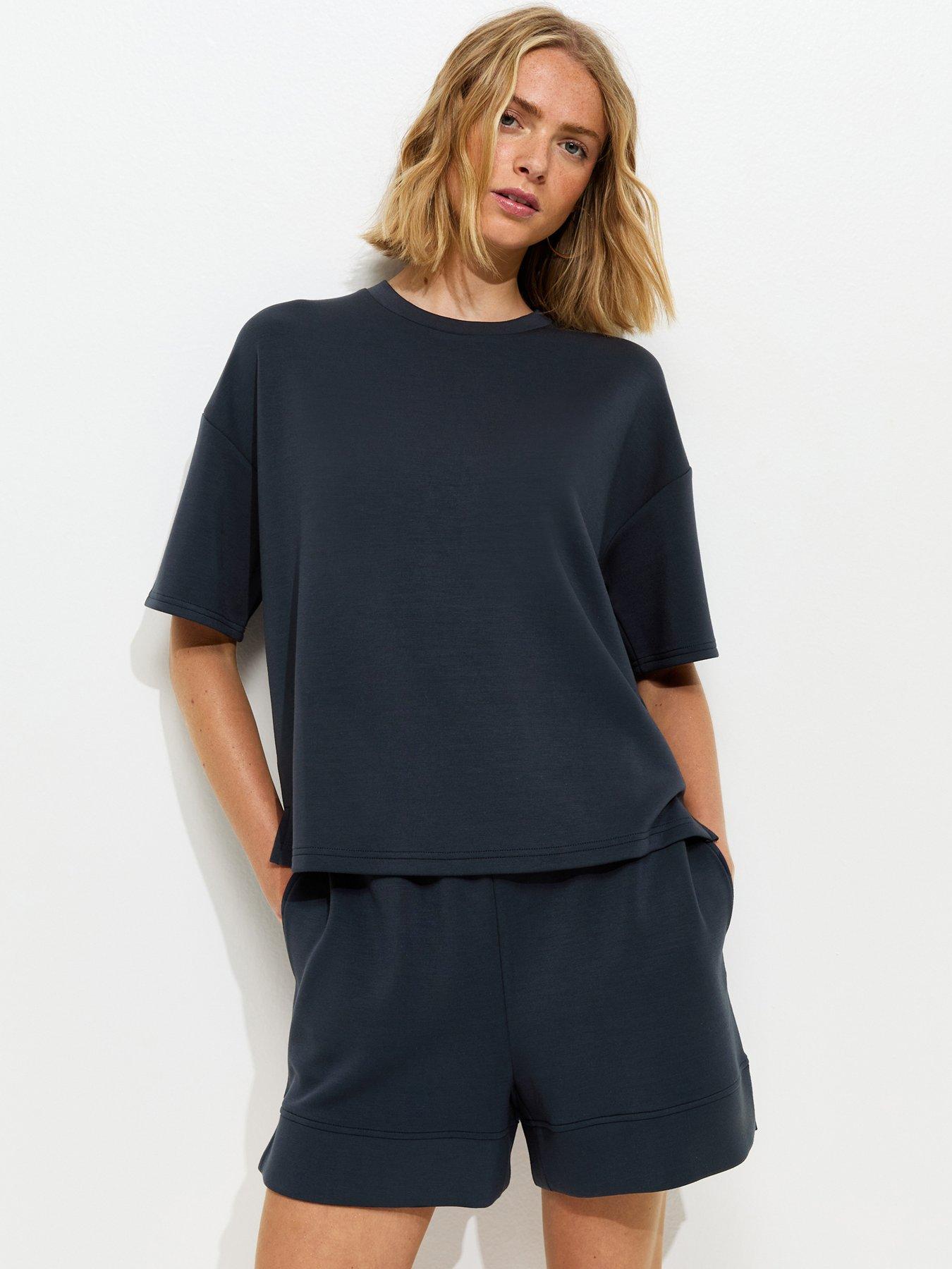 New Look Premium Co-Ord Sweatshirt T-Shirt - Navy
