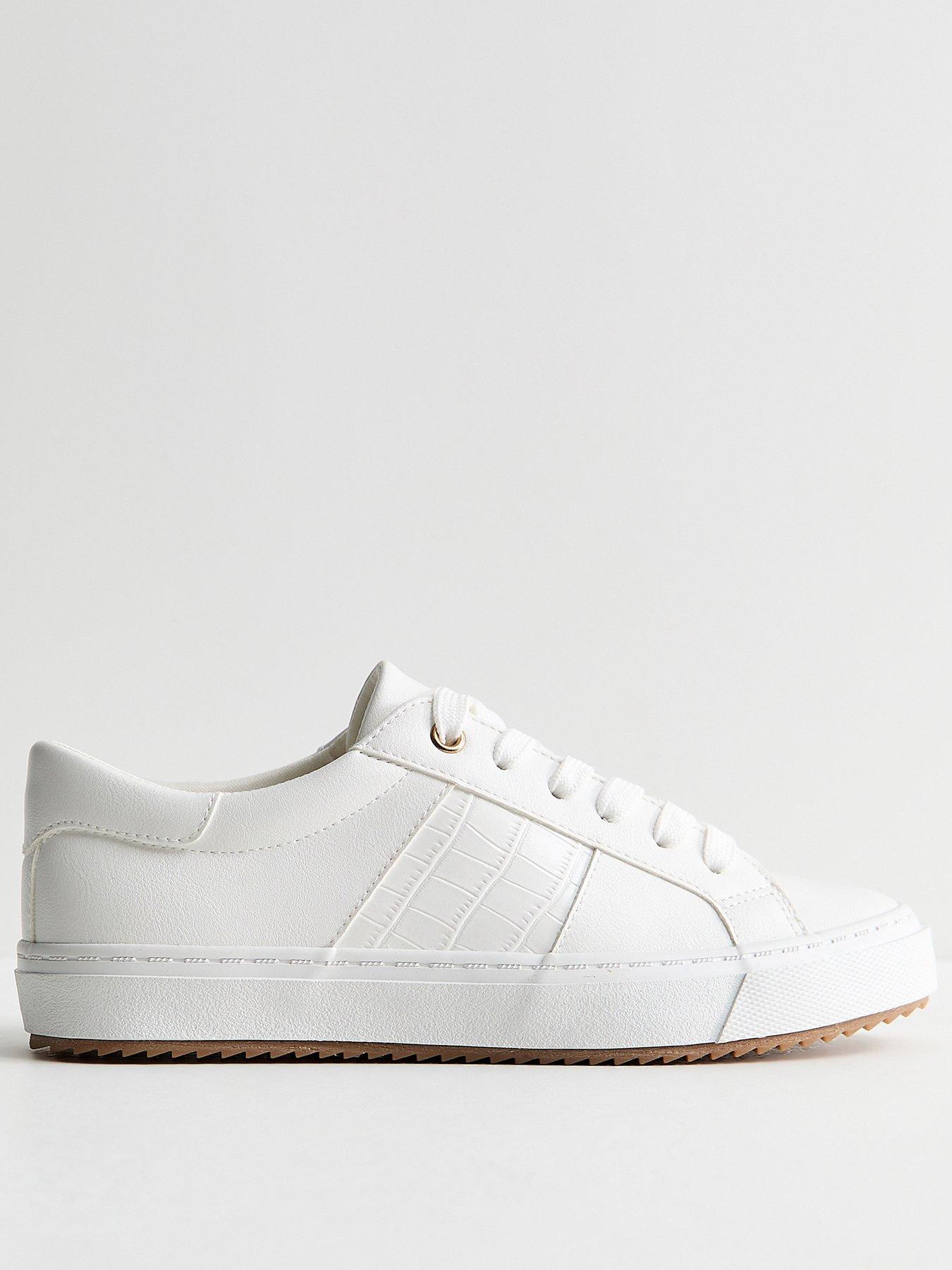 new-look-faux-leather-croc-embossed-trainers-whitestillFront