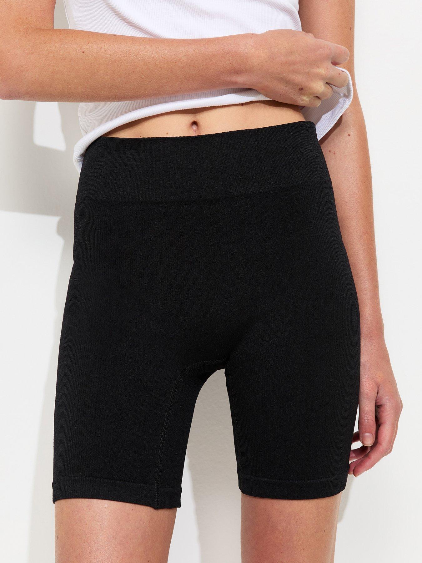 New Look Seamless Cycling Shorts - Black