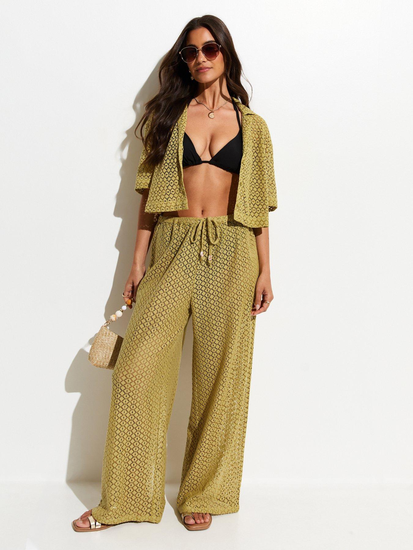 new-look-lexi-crochet-trousers-greenfront