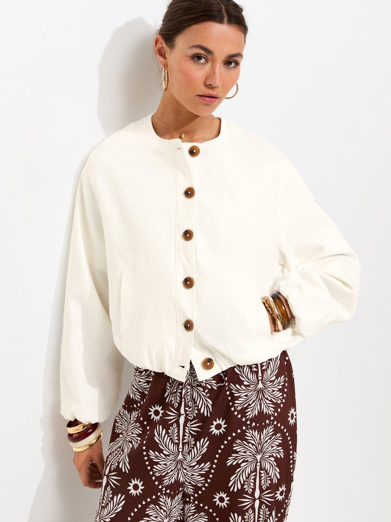 new-look-linen-blend-button-through-bomber-jacket-whitefront