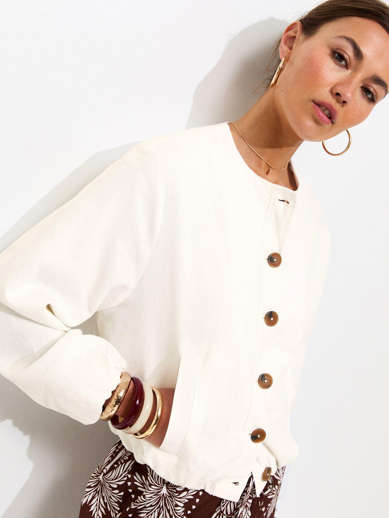 new-look-linen-blend-button-through-bomber-jacket-whiteoutfit