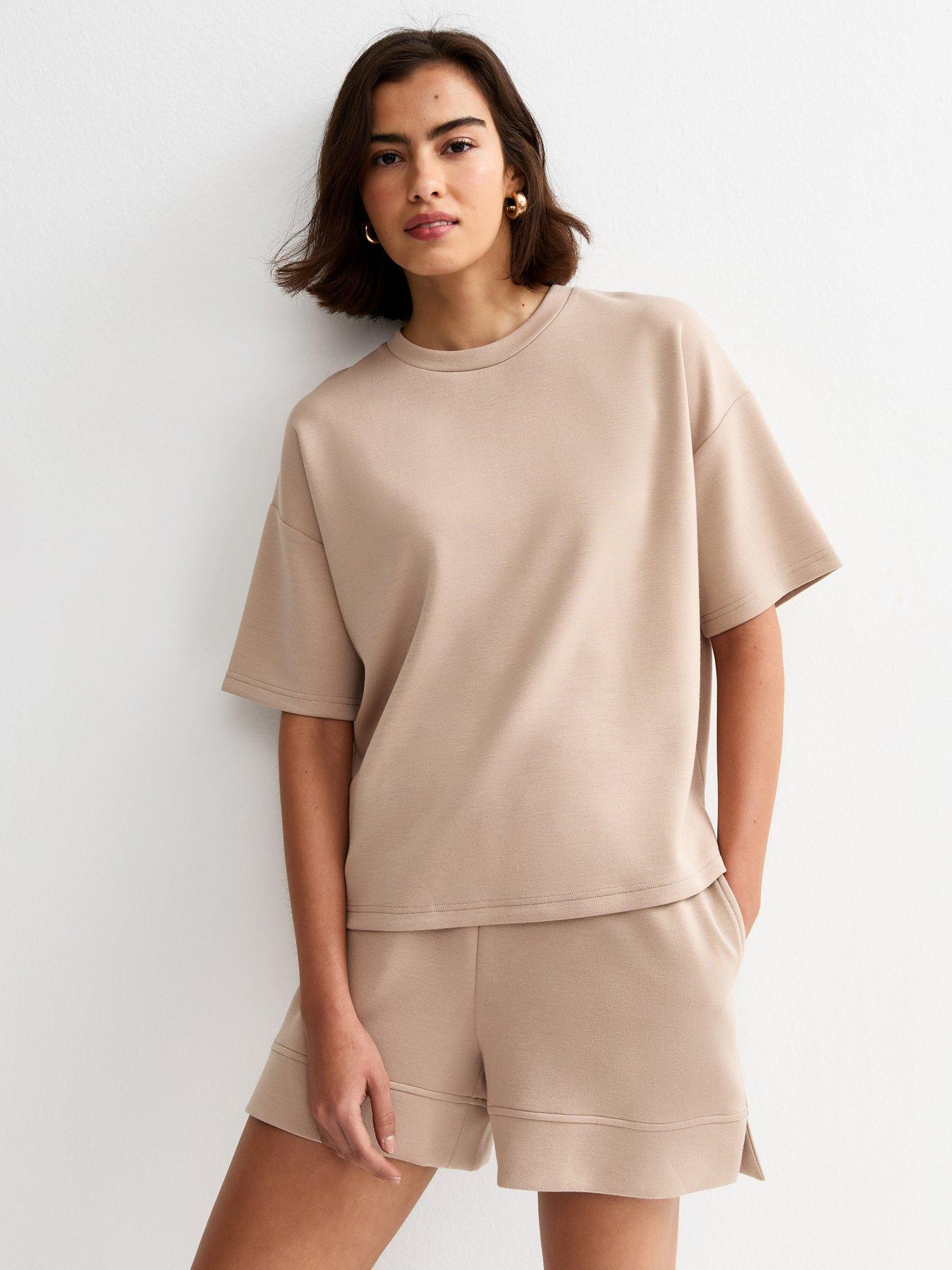 New Look Mink Premium Sweatshirt T-Shirt - Mink