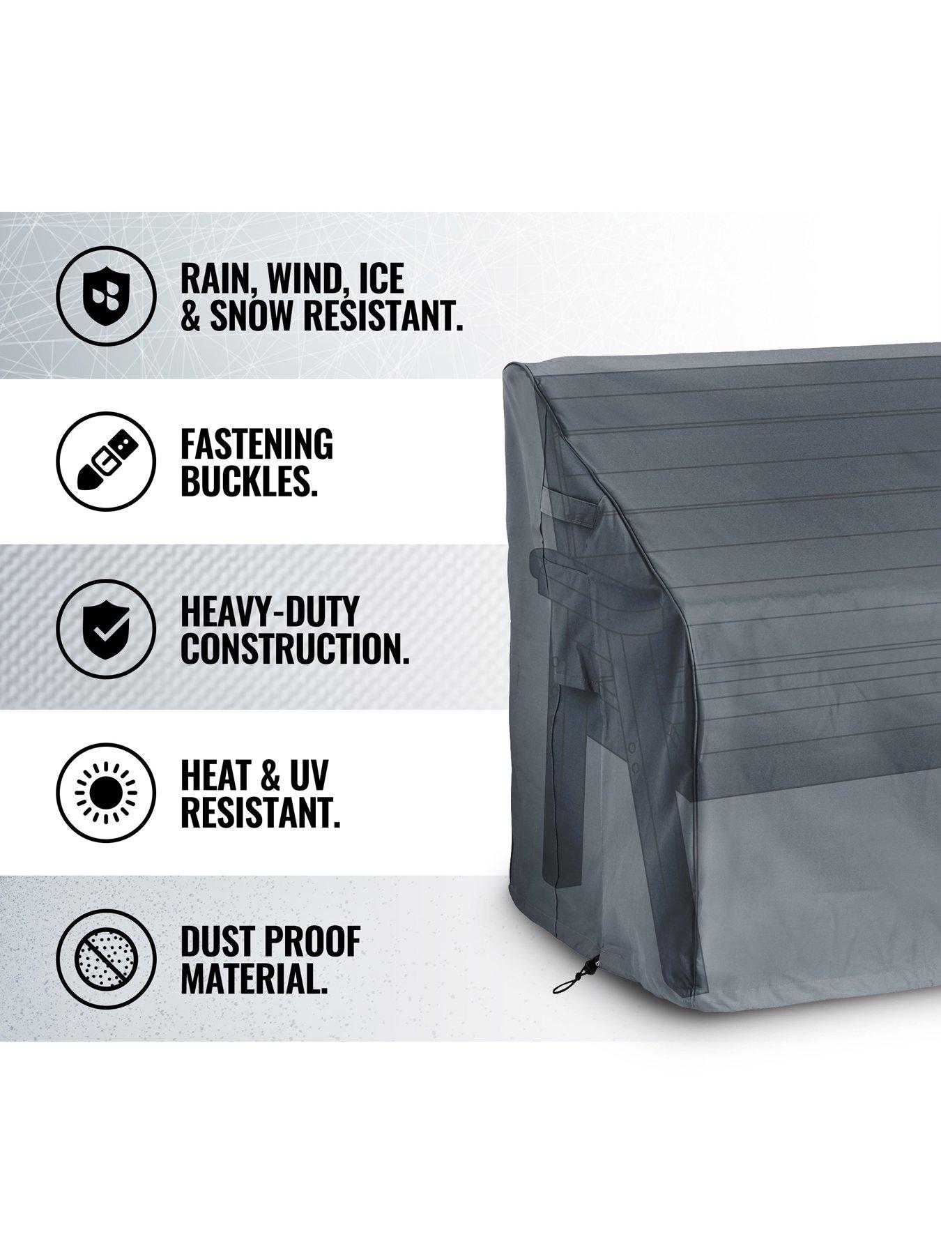 Image 4 of 7 of Vonhaus 2 Seater Bench Cover