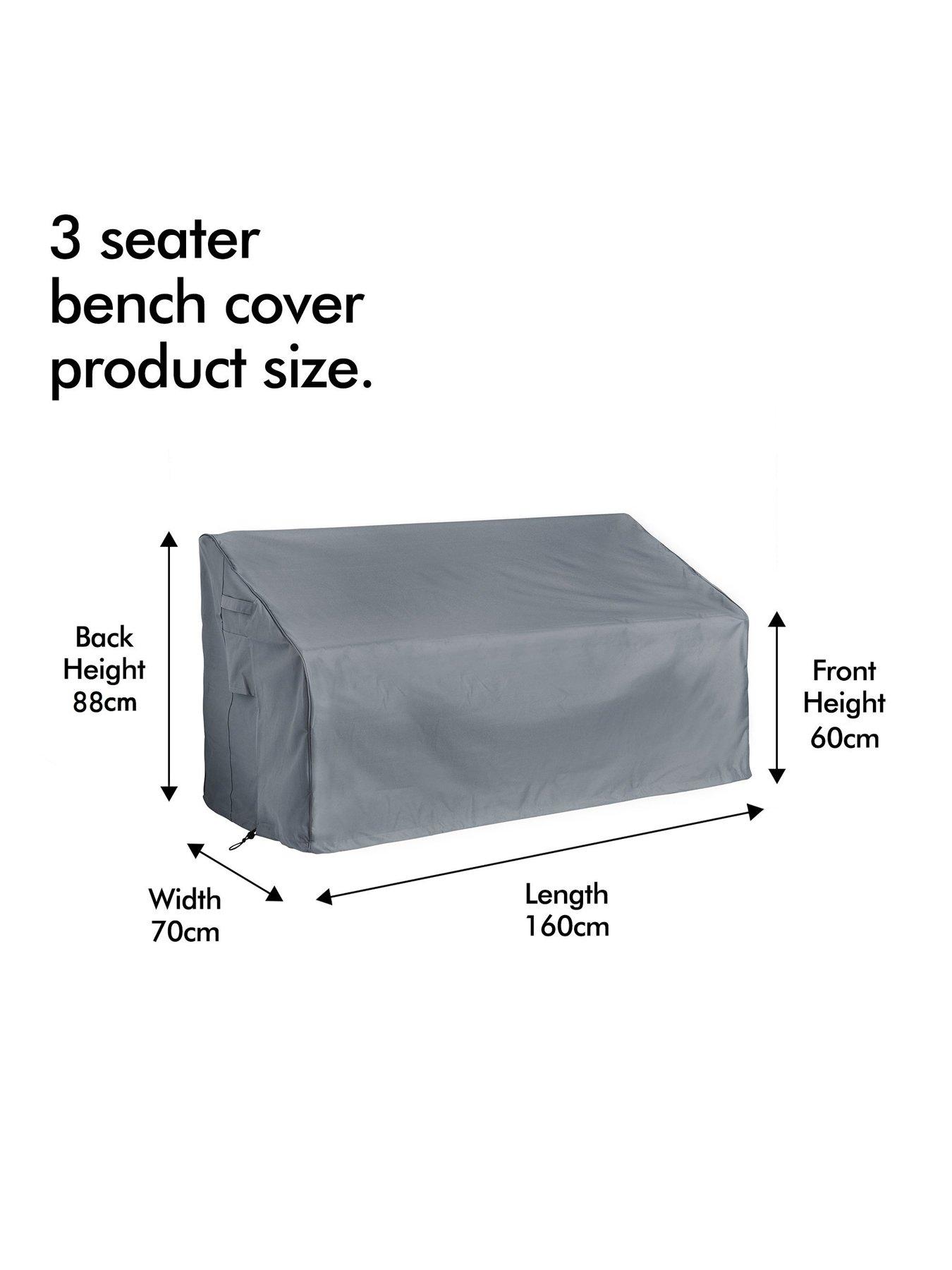Image 4 of 7 of Vonhaus 3 Seater Bench Cover