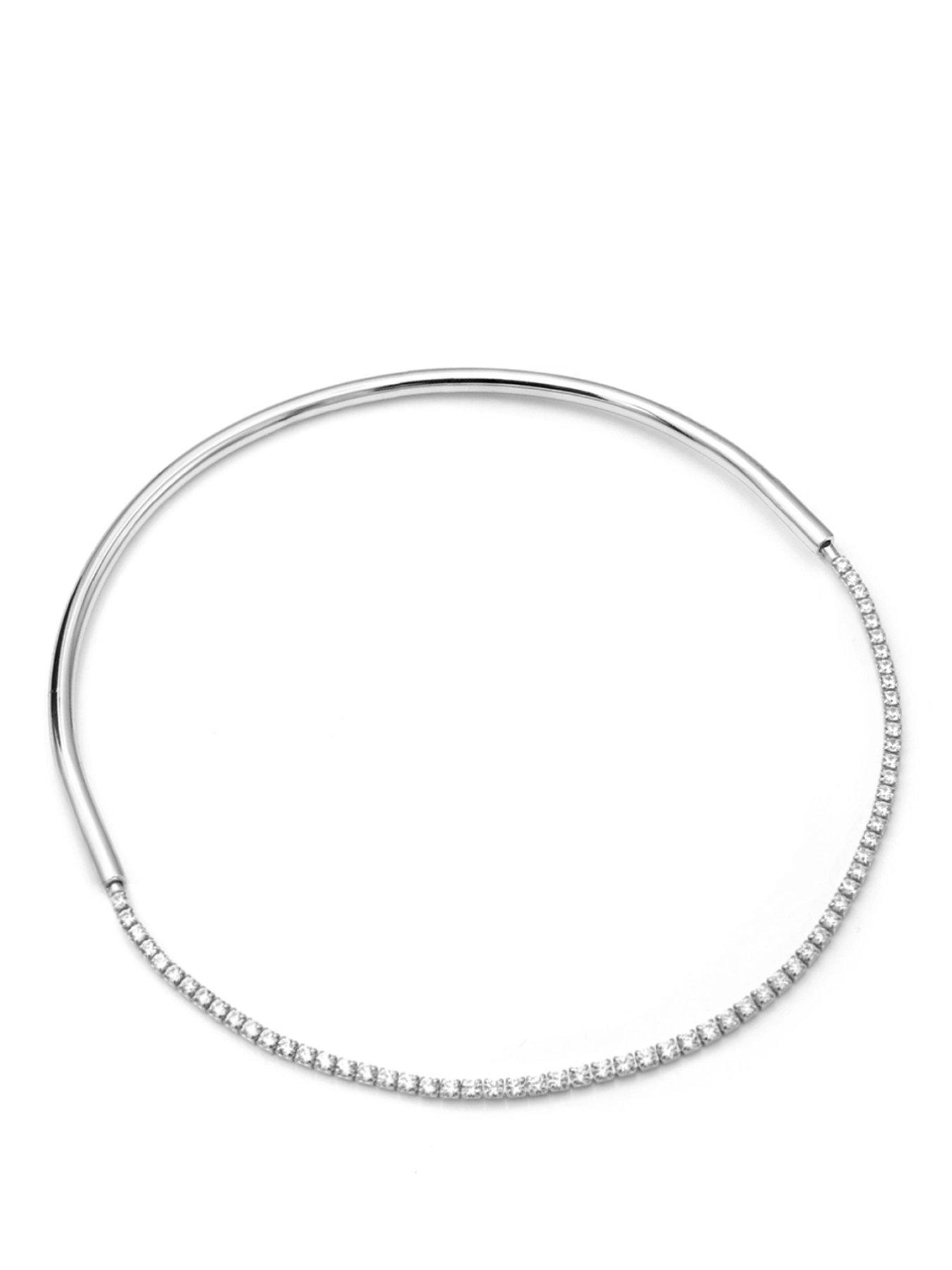 say-it-with-detachable-tennis-choker-necklace-silverfront