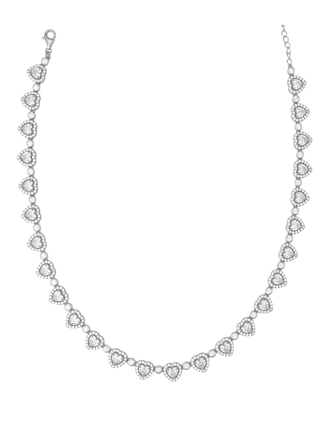 say-it-with-heart-tennis-choker-necklace-silverfront