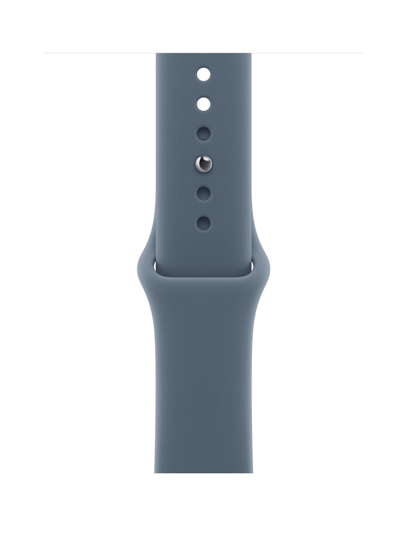 Apple Watch 46mm Anchor Blue Sport Band - S/M