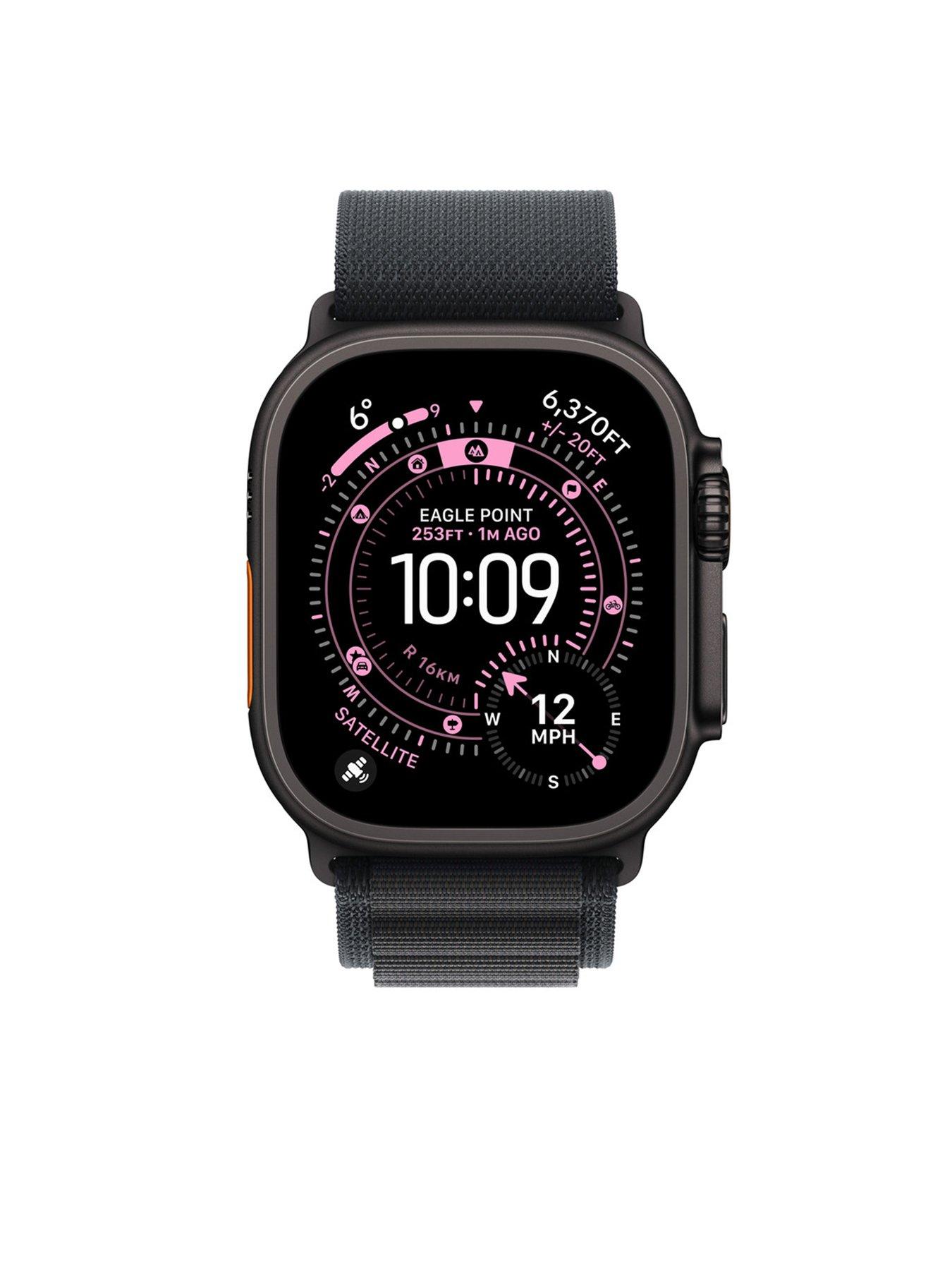 Image 2 of 2 of Apple 49mm Black Alpine&nbsp;Loop -&nbsp;Medium - Black Titanium Finish