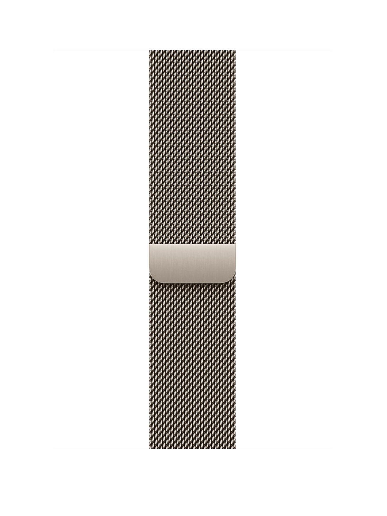 Apple Watch 46mm Natural Milanese Loop - S/M