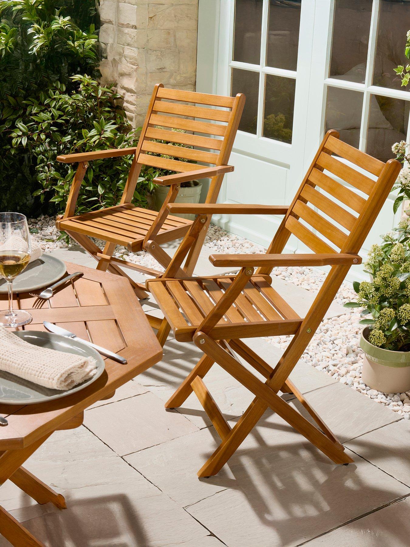 vonhaus-cannes-2-pack-wooden-folding-chairs