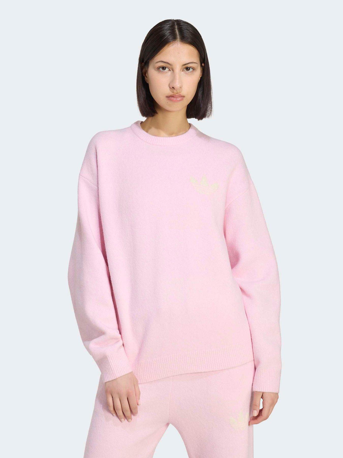 adidas Originals Womens Knitted Sweatshirt - Pink