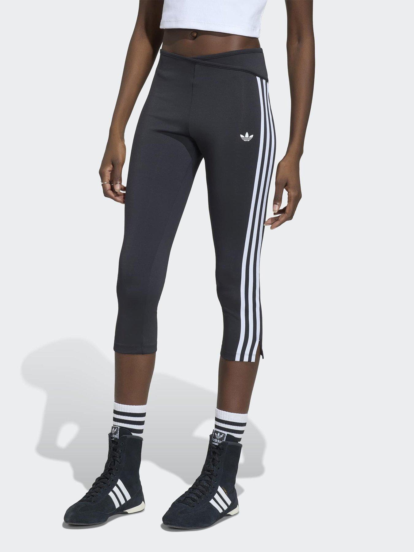 Image 1 of 4 of adidas Originals Womens Capri Pants - Black