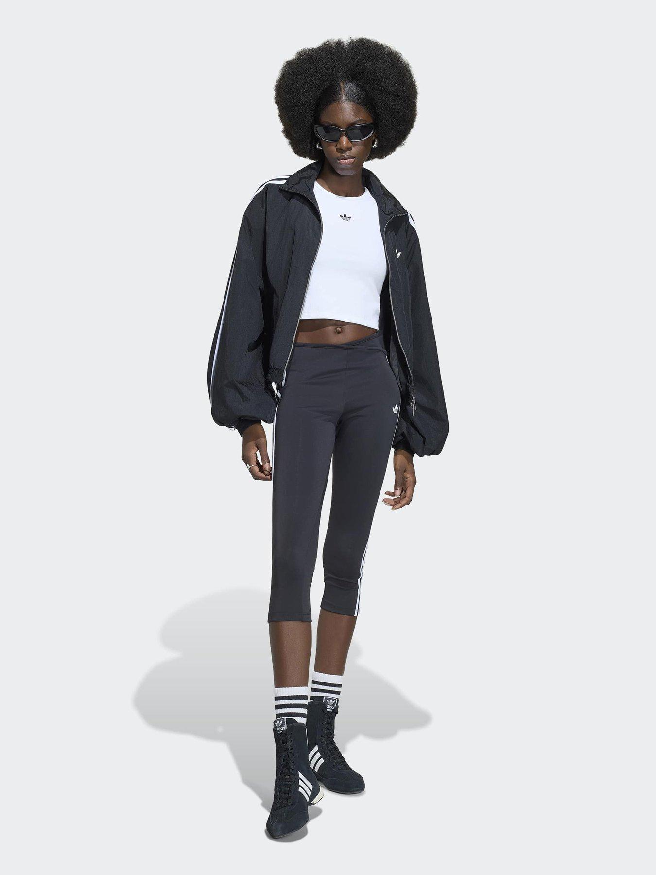 Image 3 of 4 of adidas Originals Womens Capri Pants - Black
