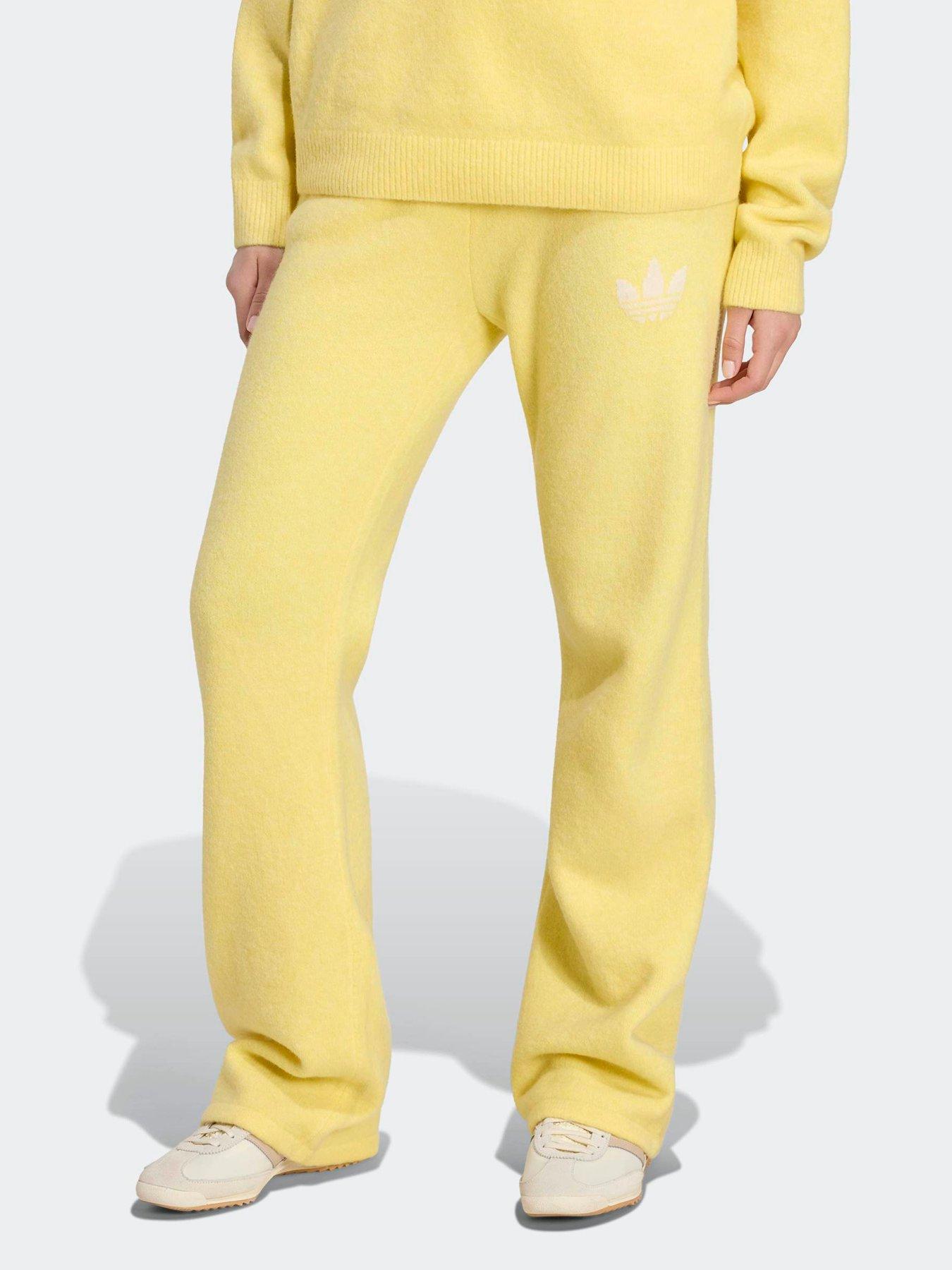 adidas Originals Womens Knitted Pants - Yellow