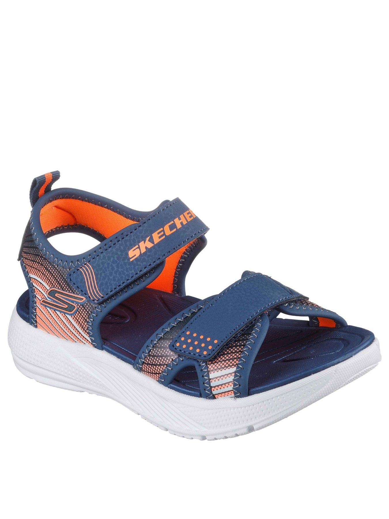 Image 2 of 5 of Skechers Kids Microspec Splash Sandal - Navy