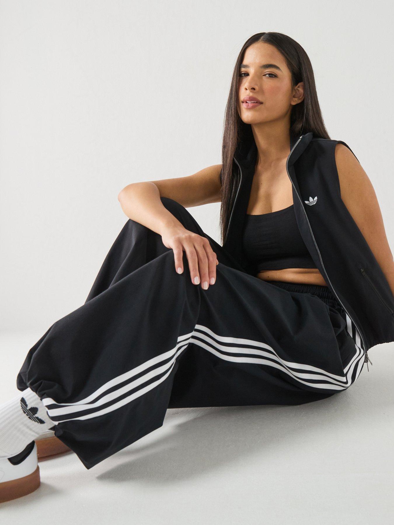 Image 6 of 6 of adidas Originals Womens Sleevless Track Top - Black