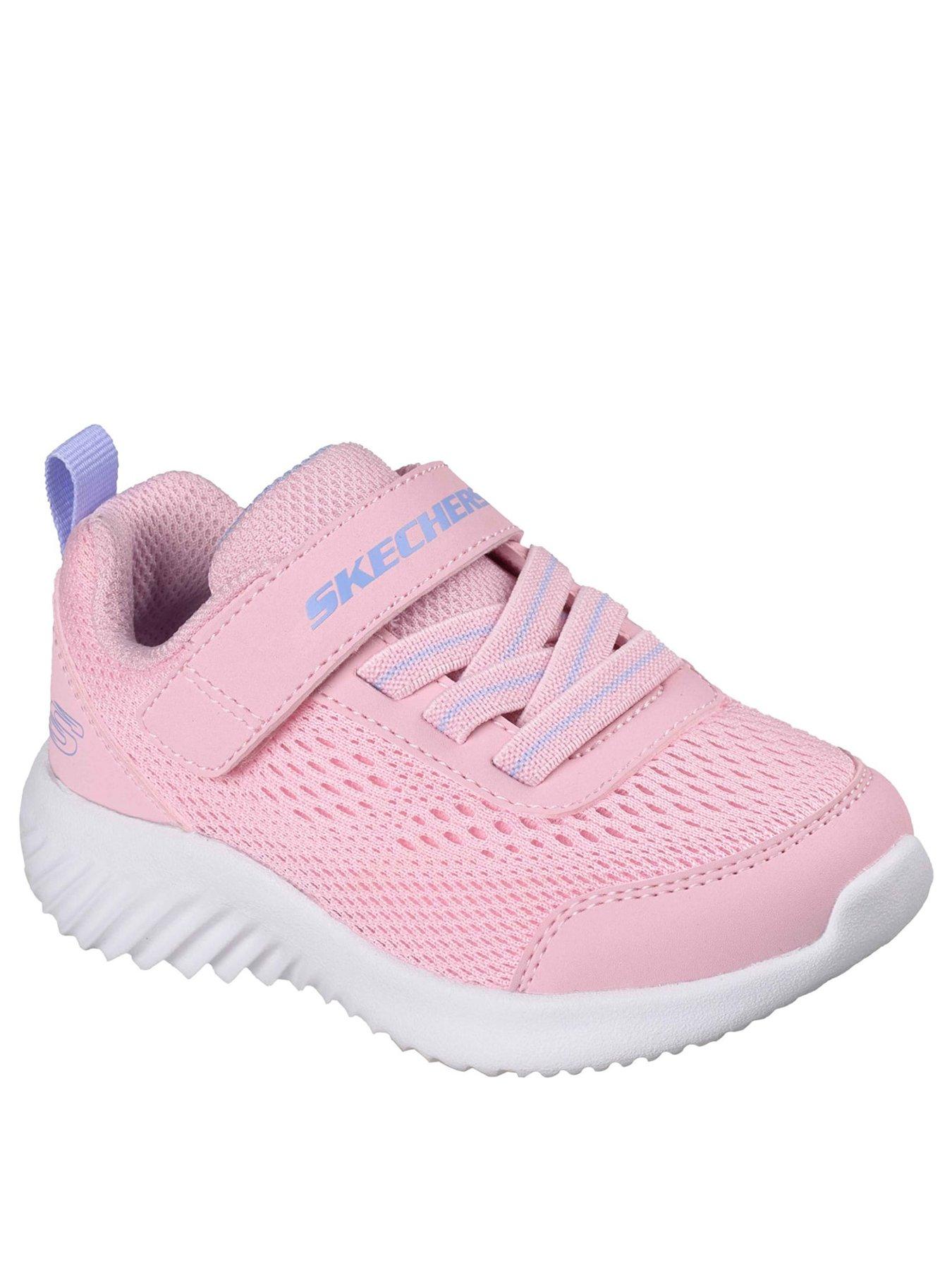 skechers-toddler-bounder-trainer-light-pinkstillFront