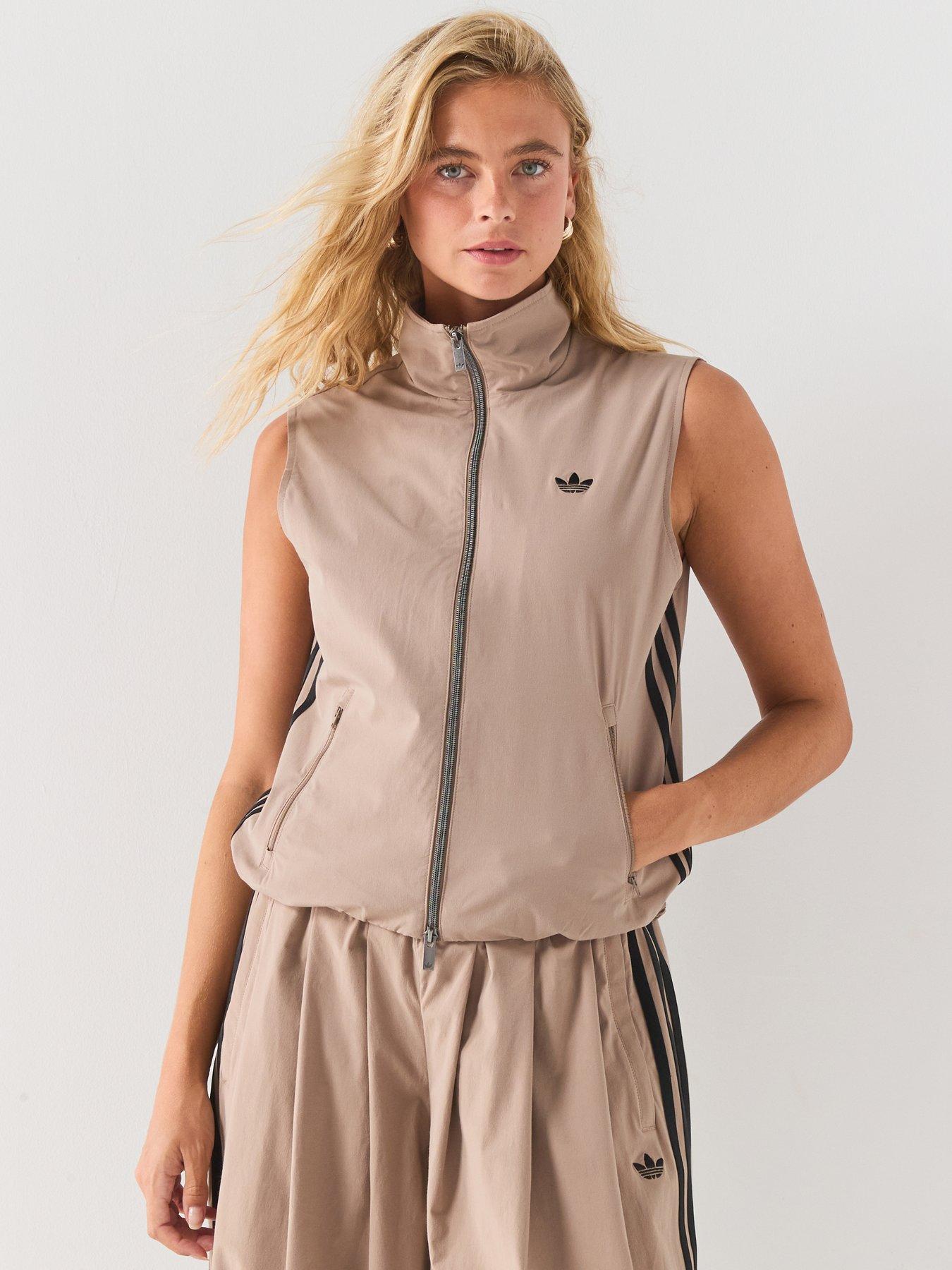 adidas Originals Womens Sleevless Track Top - Brown