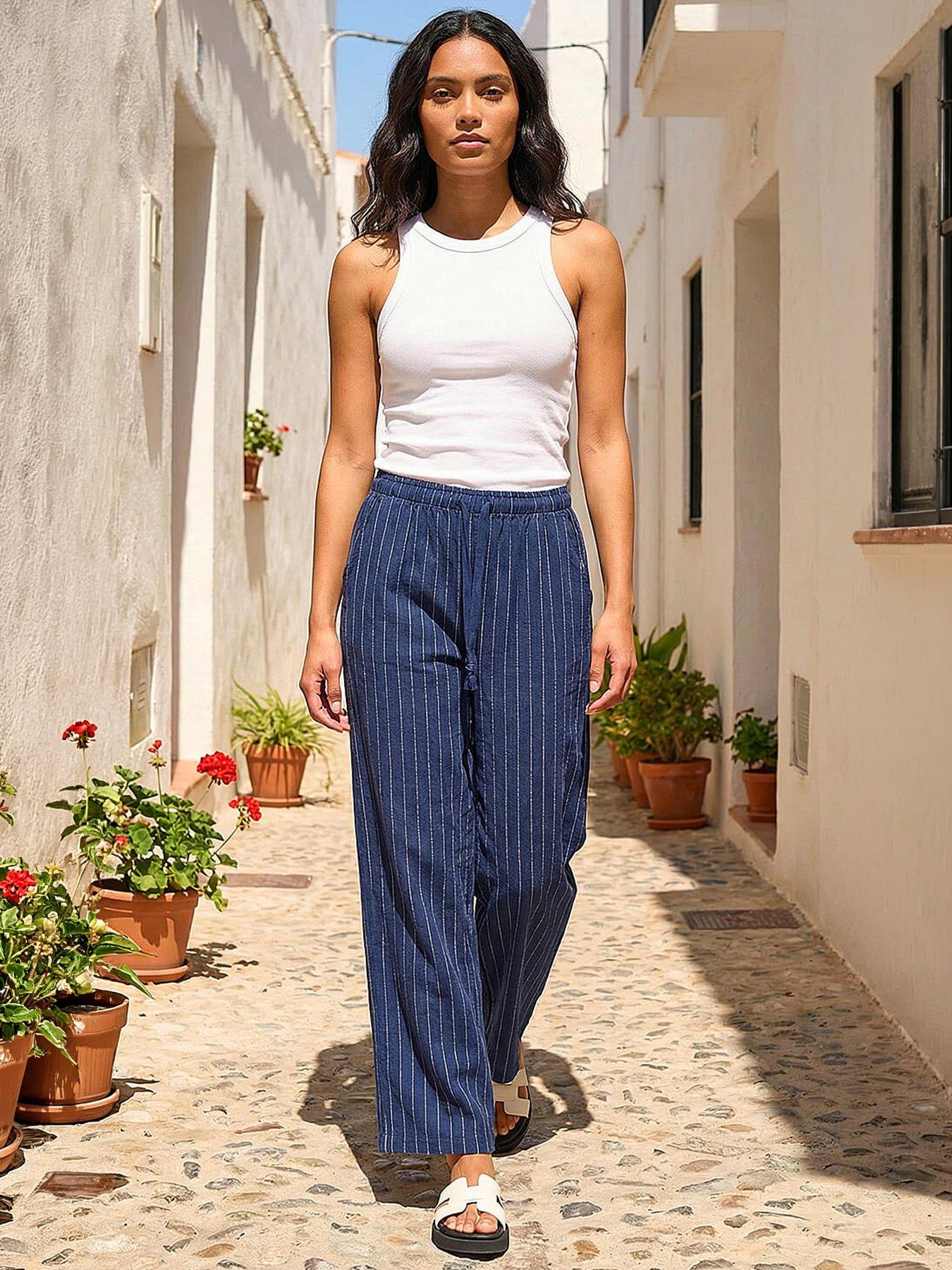 roman-stripe-linen-blend-trouserfront