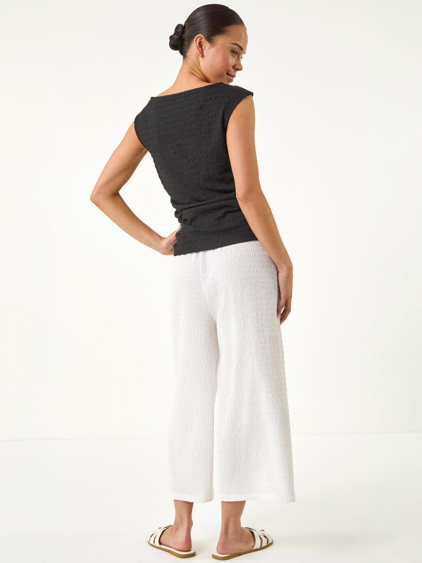 Image 4 of 5 of Roman Petite Textured Stretch Top
