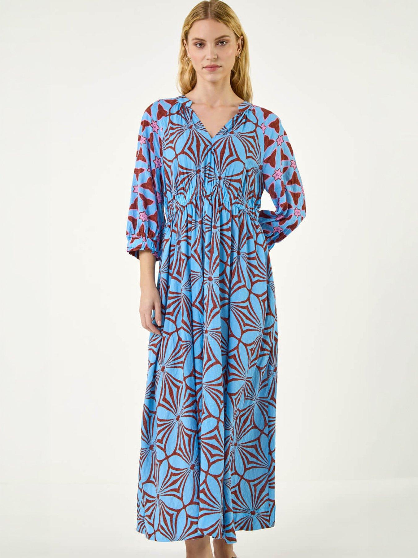 roman-abstract-print-v-neck-maxi-dressback