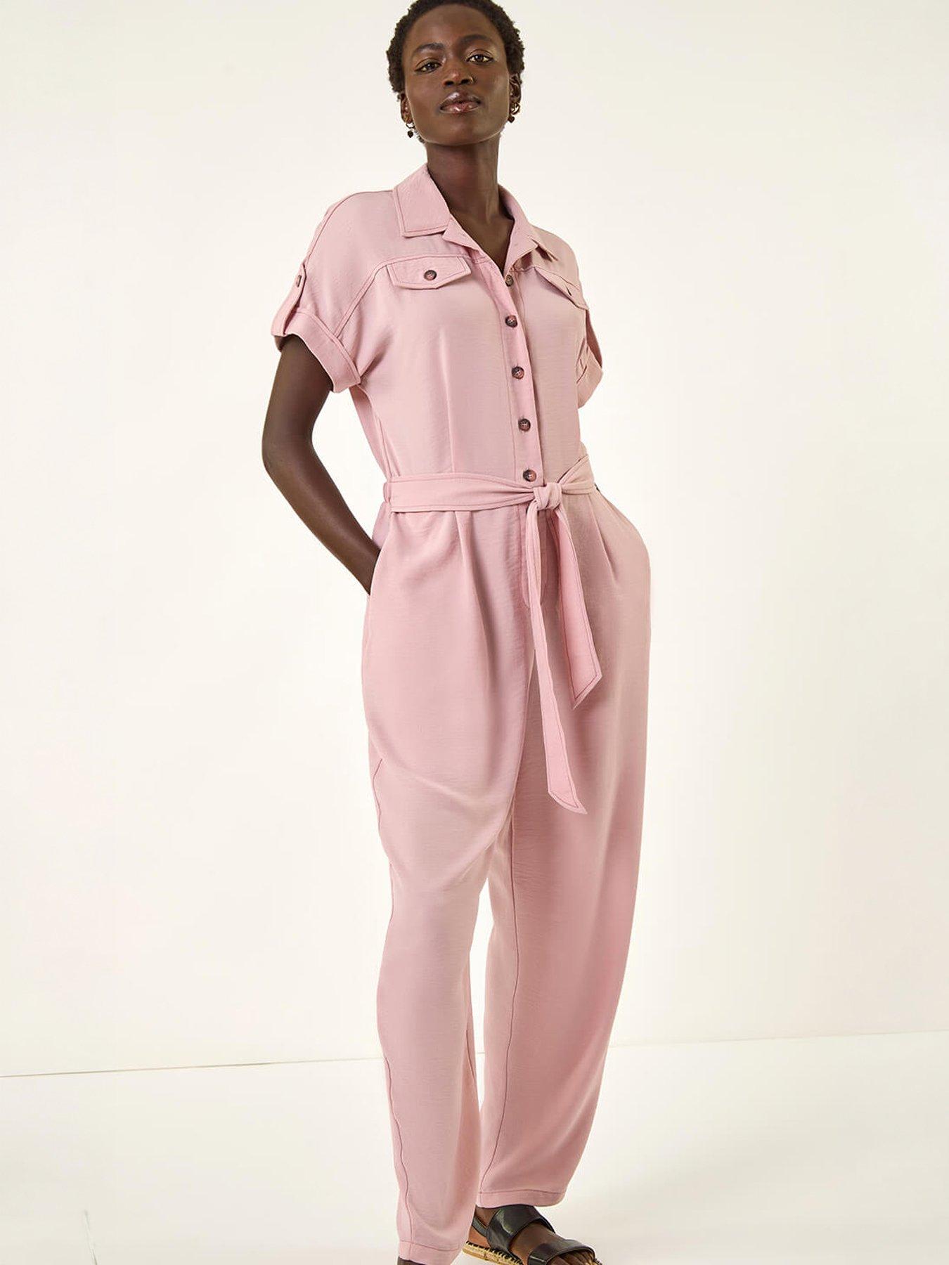 Image 3 of 5 of Roman Utility Buttoned Jumpsuit