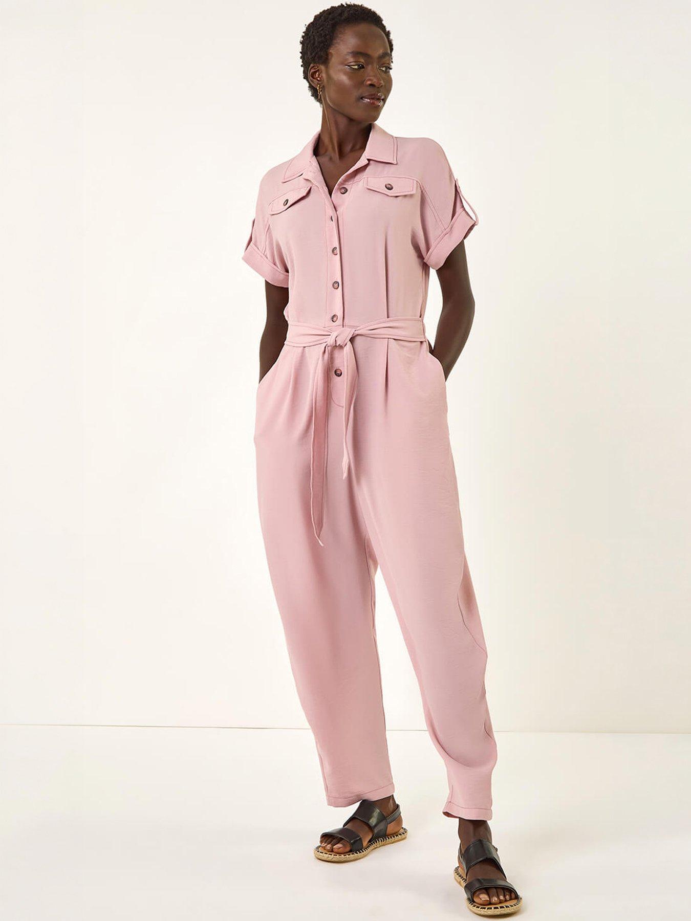 Image 5 of 5 of Roman Utility Buttoned Jumpsuit