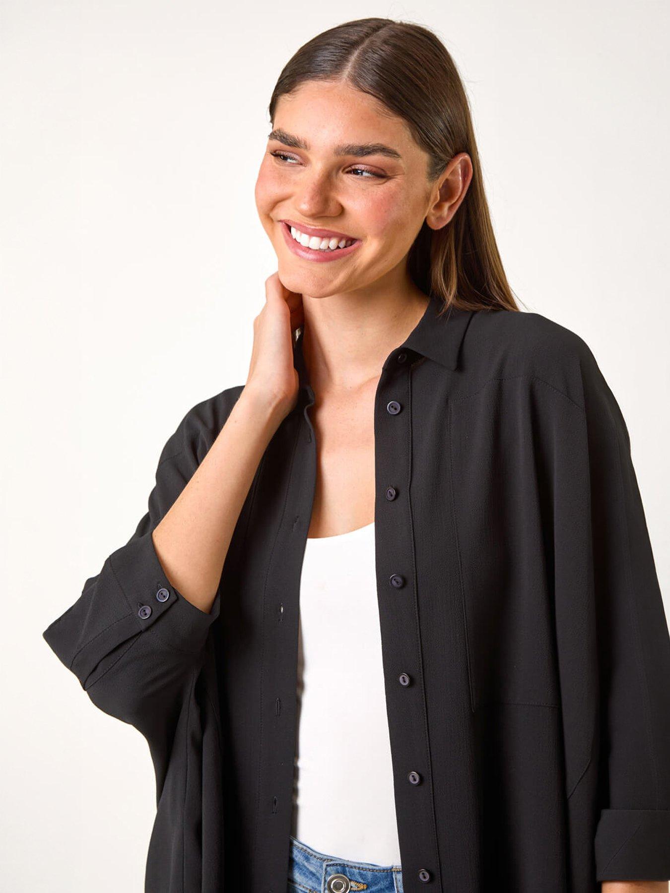 Image 3 of 5 of Roman Relaxed Smart Stretch Shirt