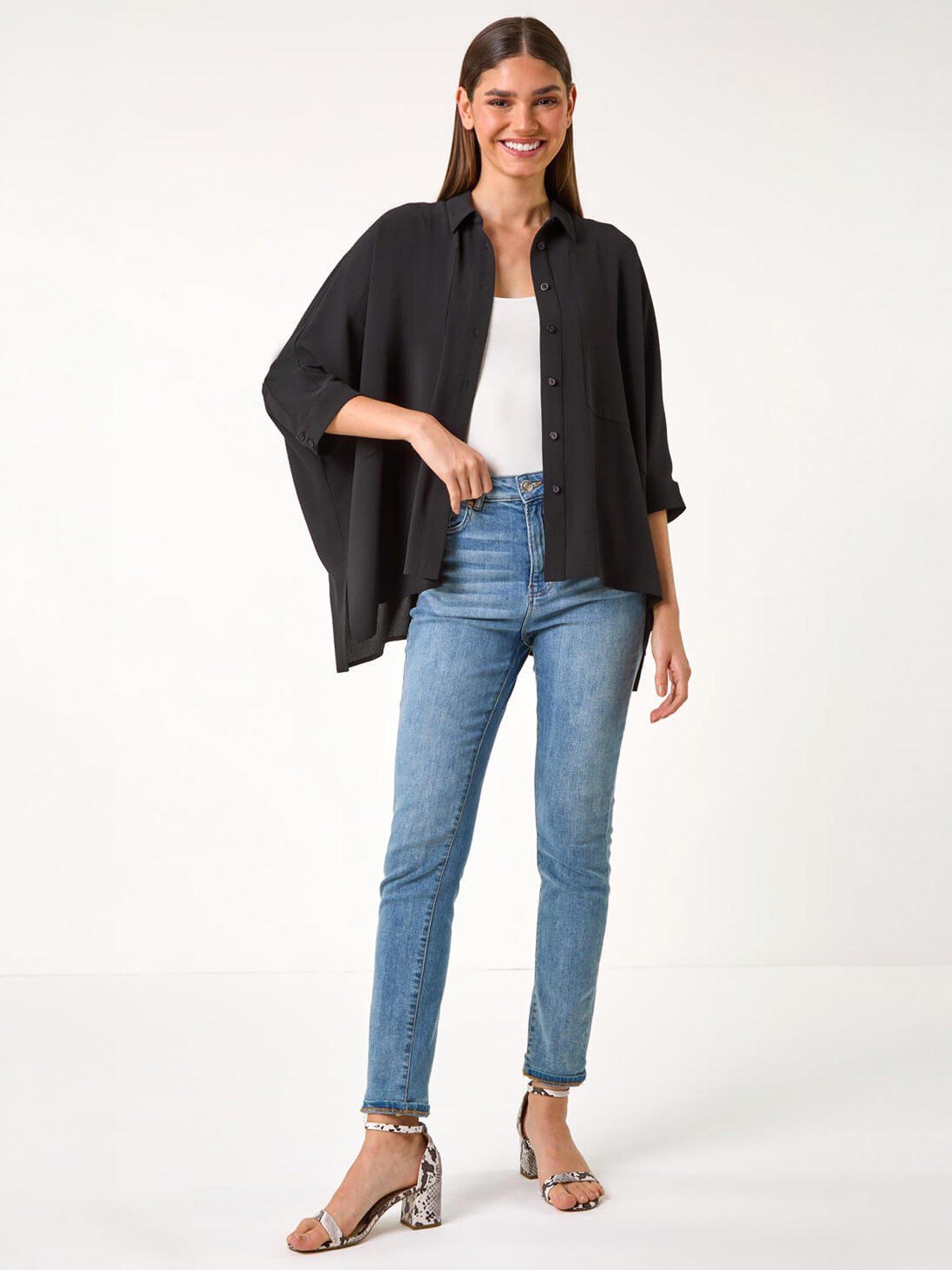 Image 5 of 5 of Roman Relaxed Smart Stretch Shirt