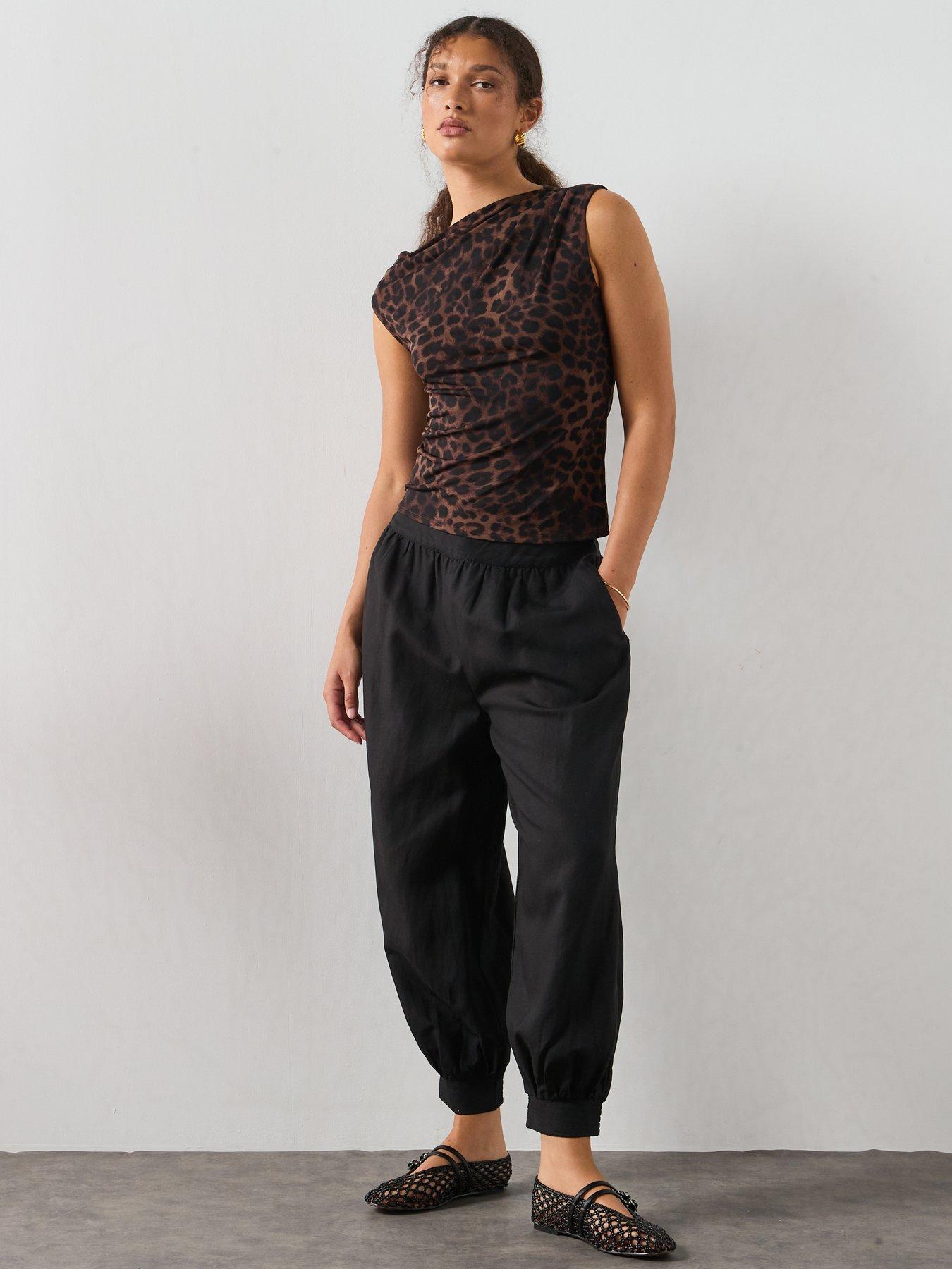 Image 3 of 6 of AllSaints Harrie Trouser - Black