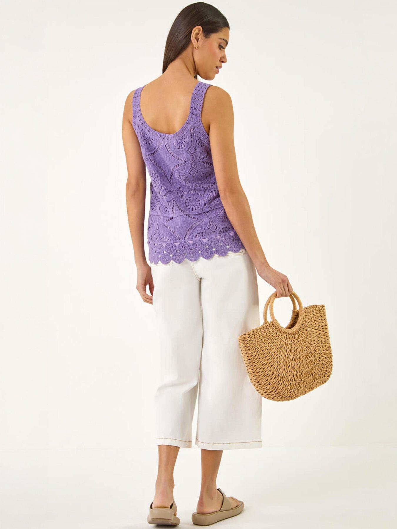 roman-cotton-crochet-knit-vest-topoutfit