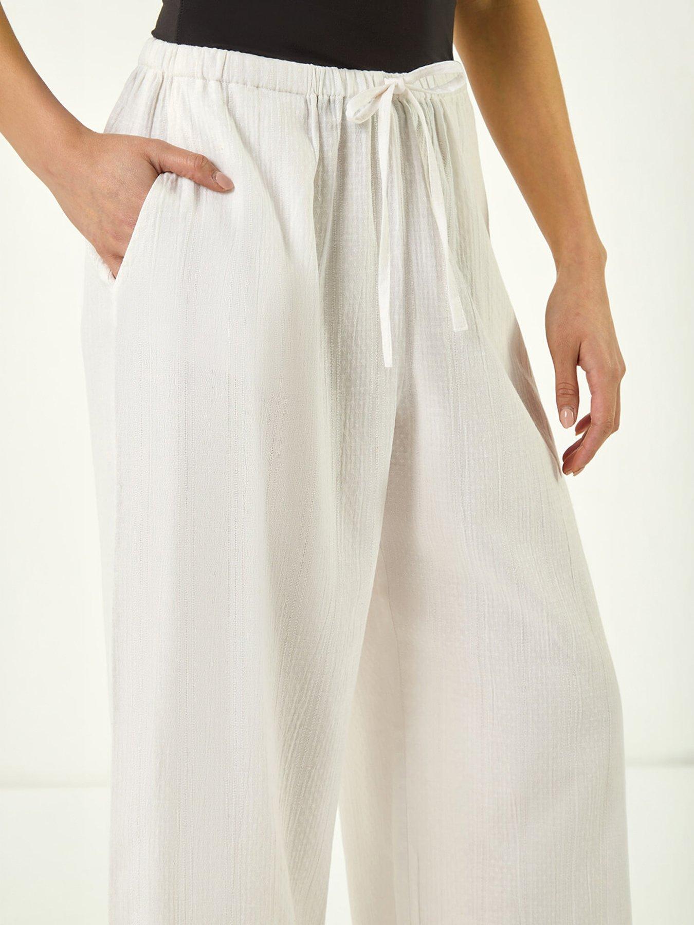 Image 2 of 5 of Roman Petite Textured Pocket Trouser