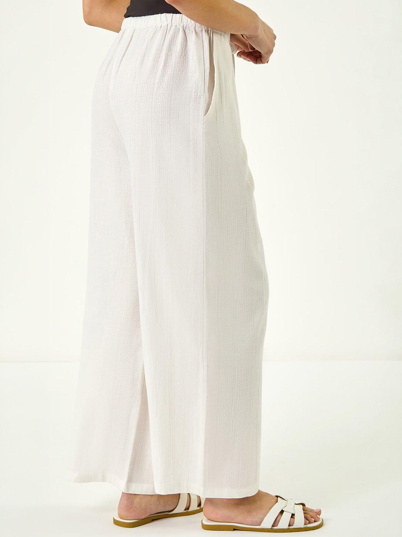 Image 4 of 5 of Roman Petite Textured Pocket Trouser