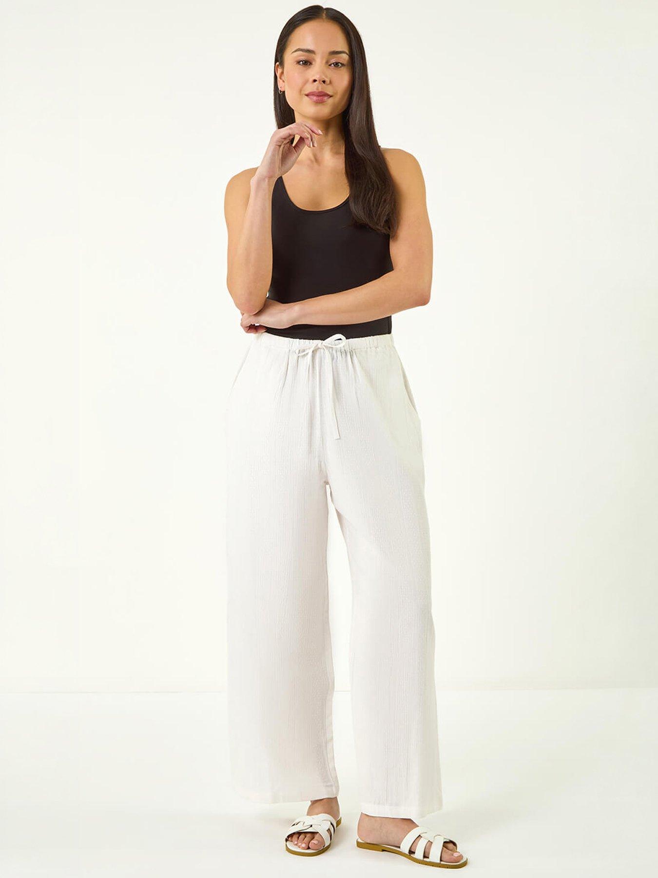 Image 5 of 5 of Roman Petite Textured Pocket Trouser