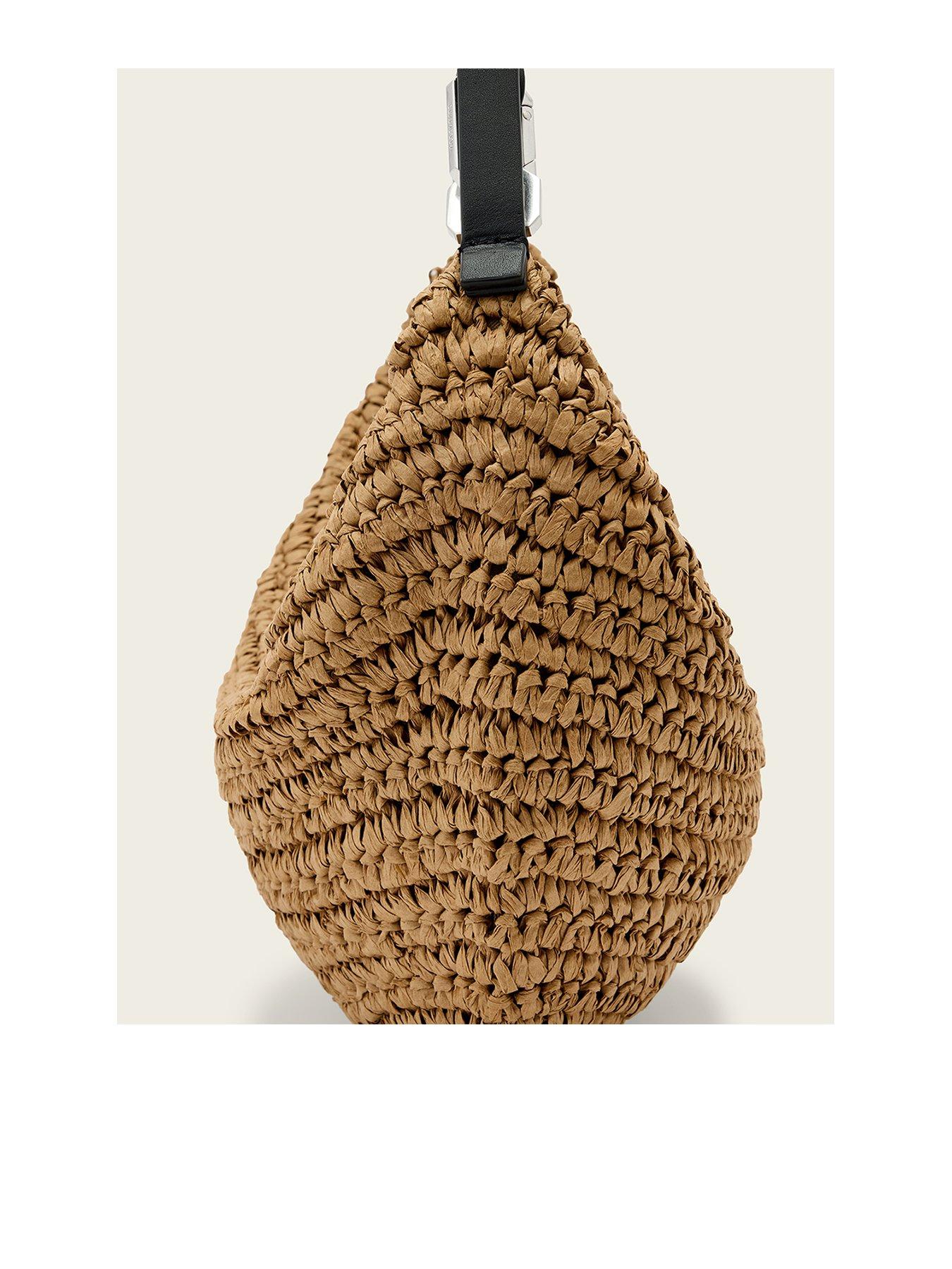 allsaints-luna-micro-paperbag-brownback